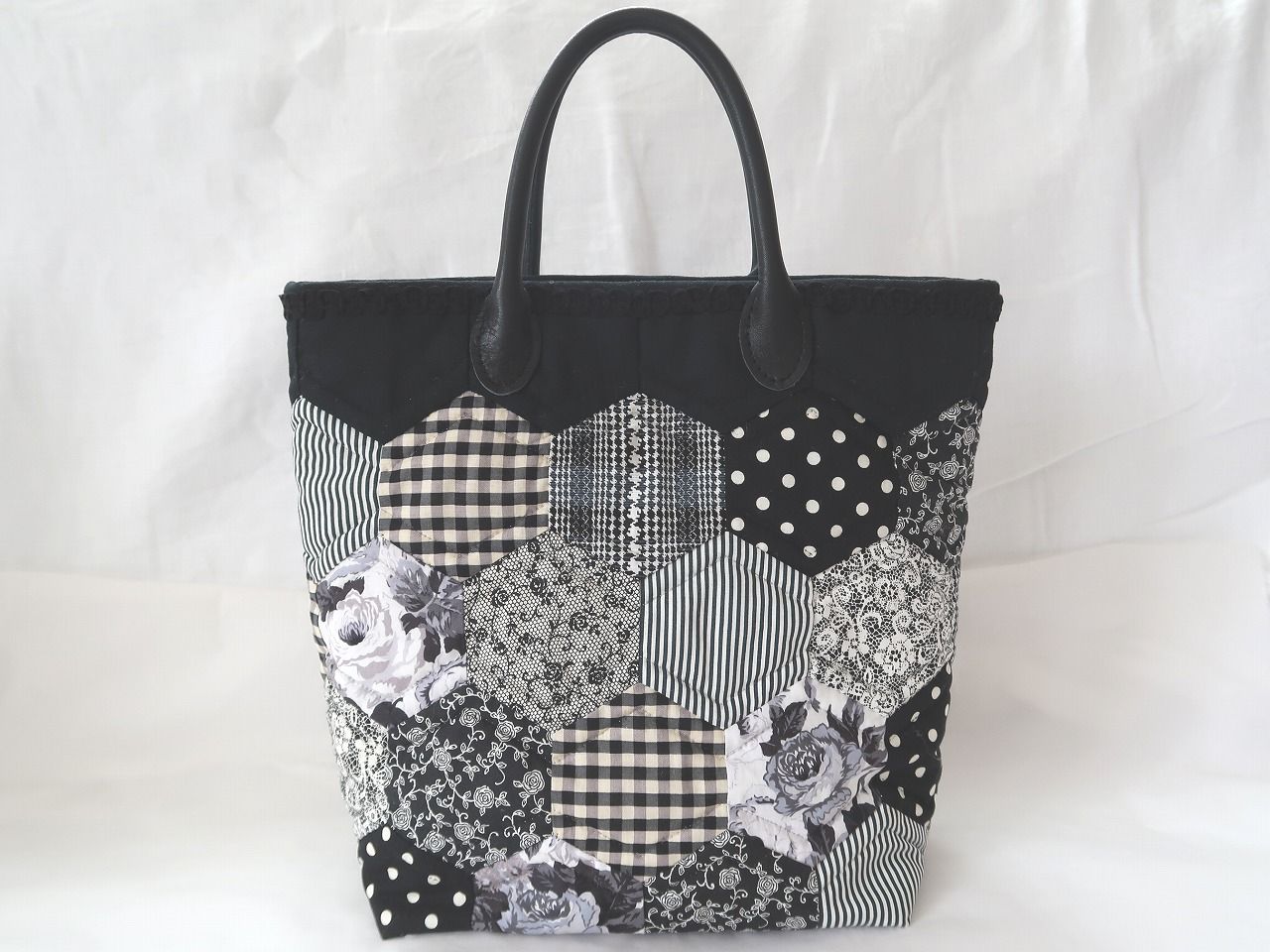 ModeBag-073）六角形 モノトーン バッグ キット | フラワーバスケット